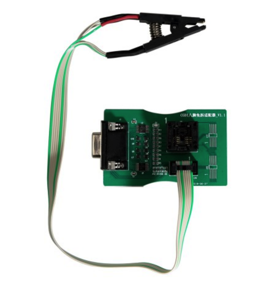 Adaptador Clip de Lectura 8 Pies para CGDI Prog BMW – Sin Chip, Lectura de EEPROM