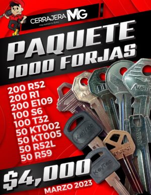 Paquete 1000 Forjas