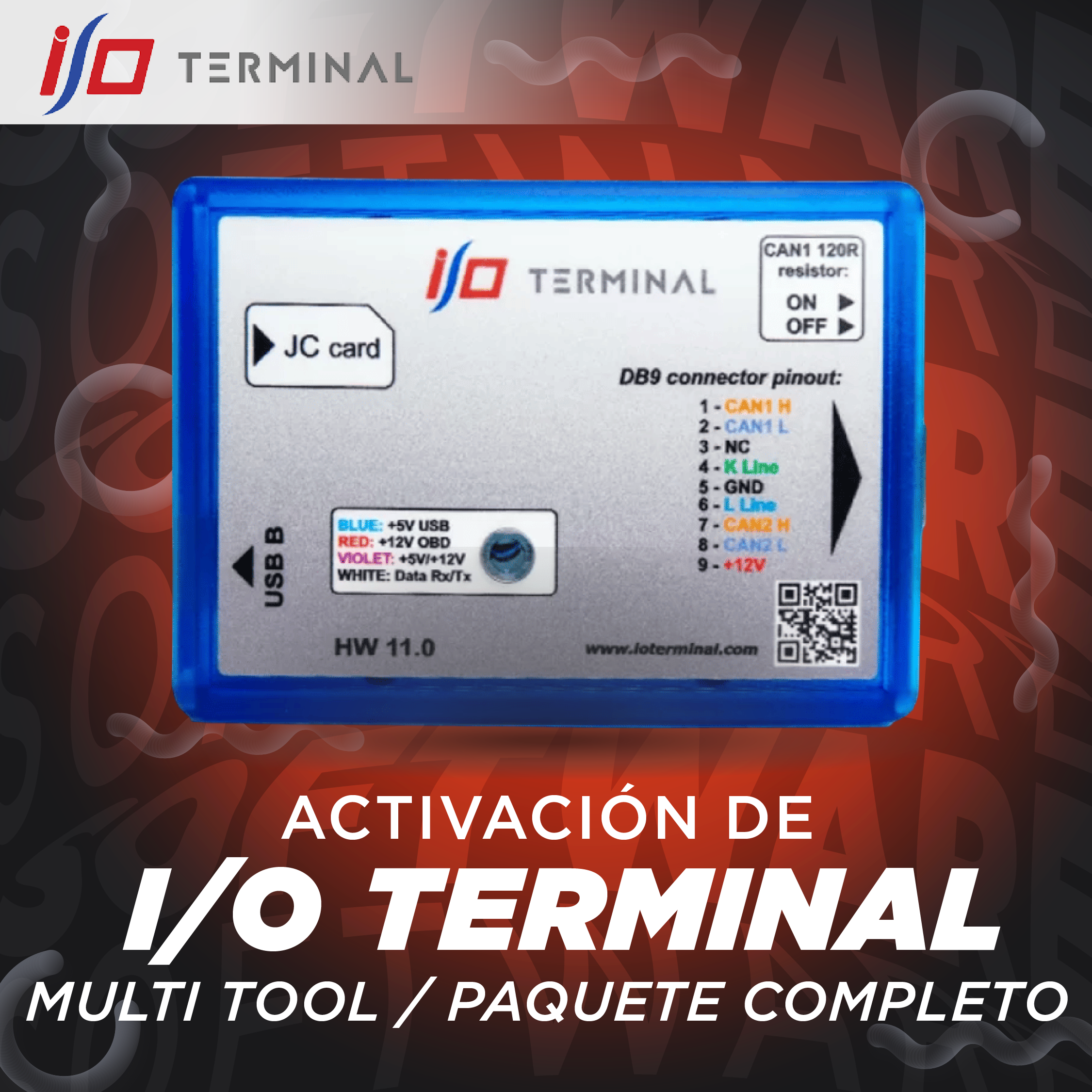 I/O Terminal Multi Tool – Paquete Completo de Activación de Software