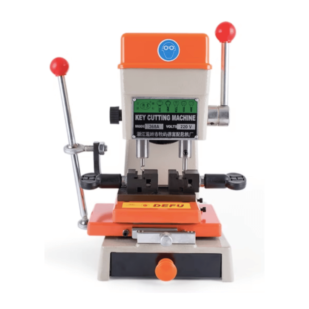 Máquina de Punto DEFU Sin Calibrador y Kit de Cortadores – Cortador de llave Defu 998C, máquina de recolección de bloqueo eléctrico para hacer llaves
