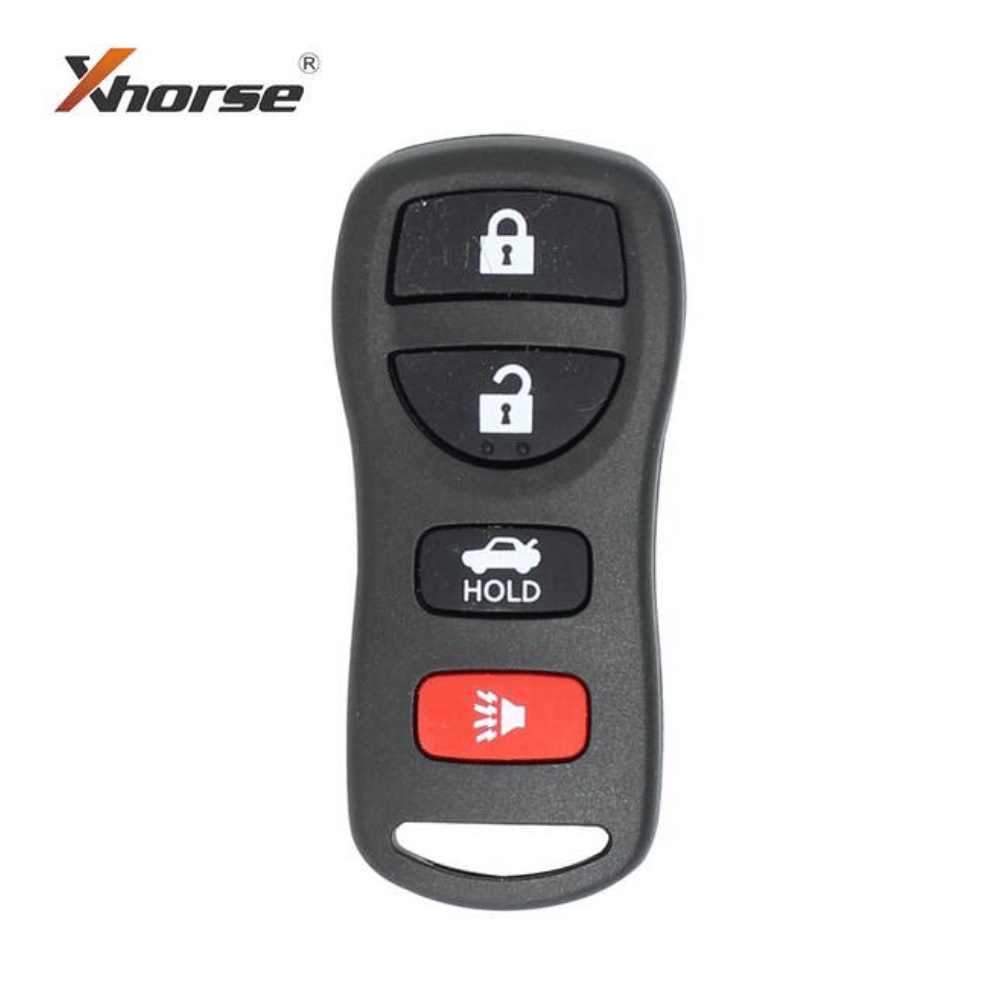 Control Xhorse XKNI00EN para Nissan – Llavero Programable de 4 Botones Sin Chip Transponder