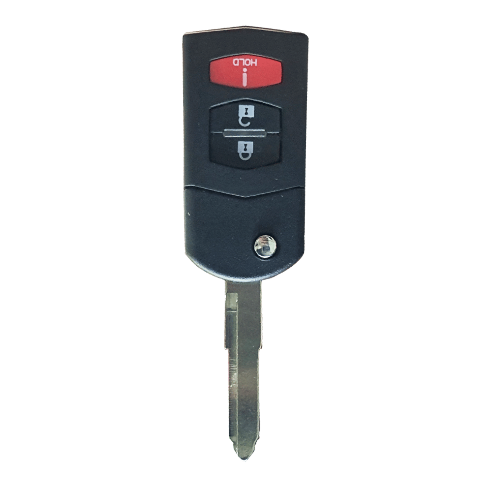 Carcasa Mazda 3 Botones con Media Llave – Repuesto para Control Automotriz Mazda