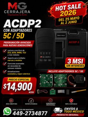 acdp con adaptadores 5c y 5d